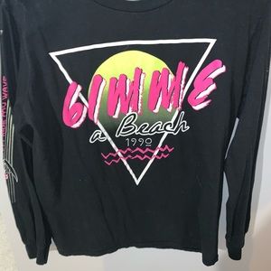 Long sleeve graphic tee